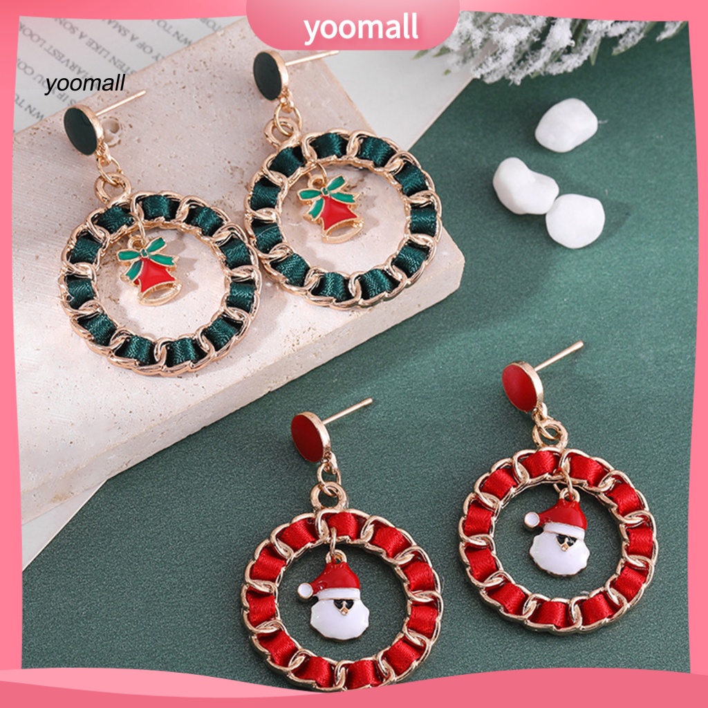 1 Đôi Bông Tai Hình Cây Thông Giáng Sinh Lấp Lánh