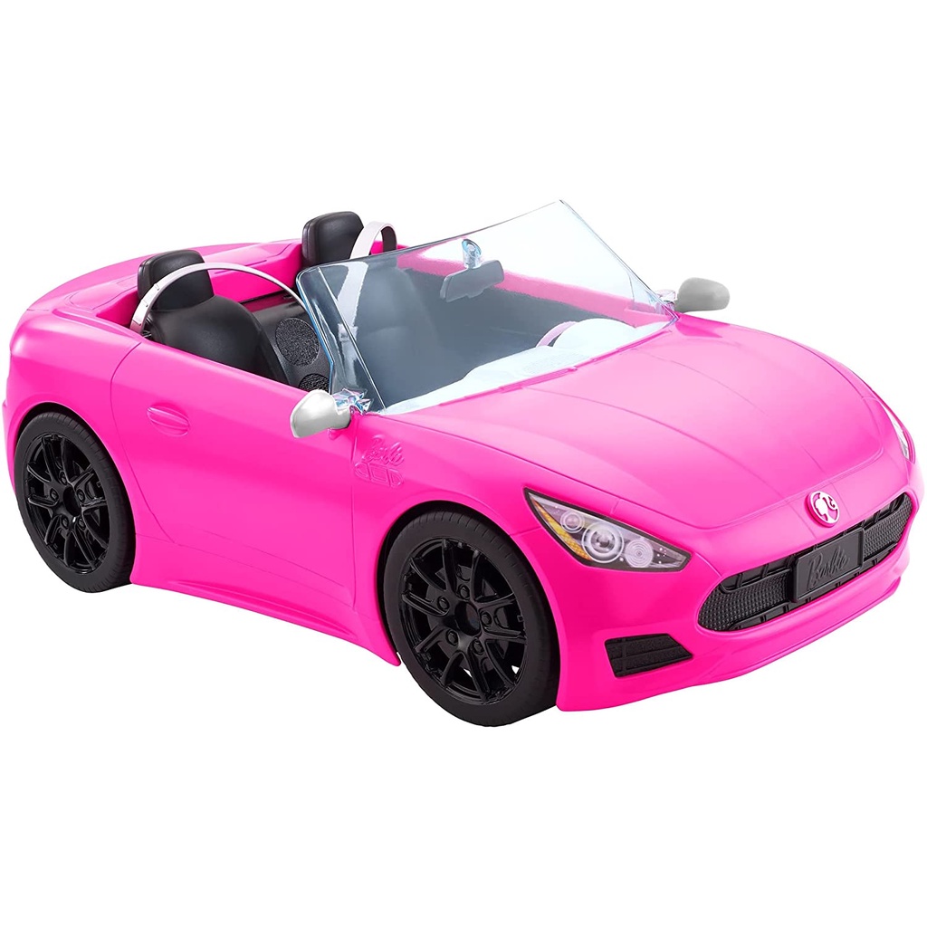 Đồ Chơi Xe Hơi Mui Trần Màu Hồng Của Barbie Pink Convertible Car