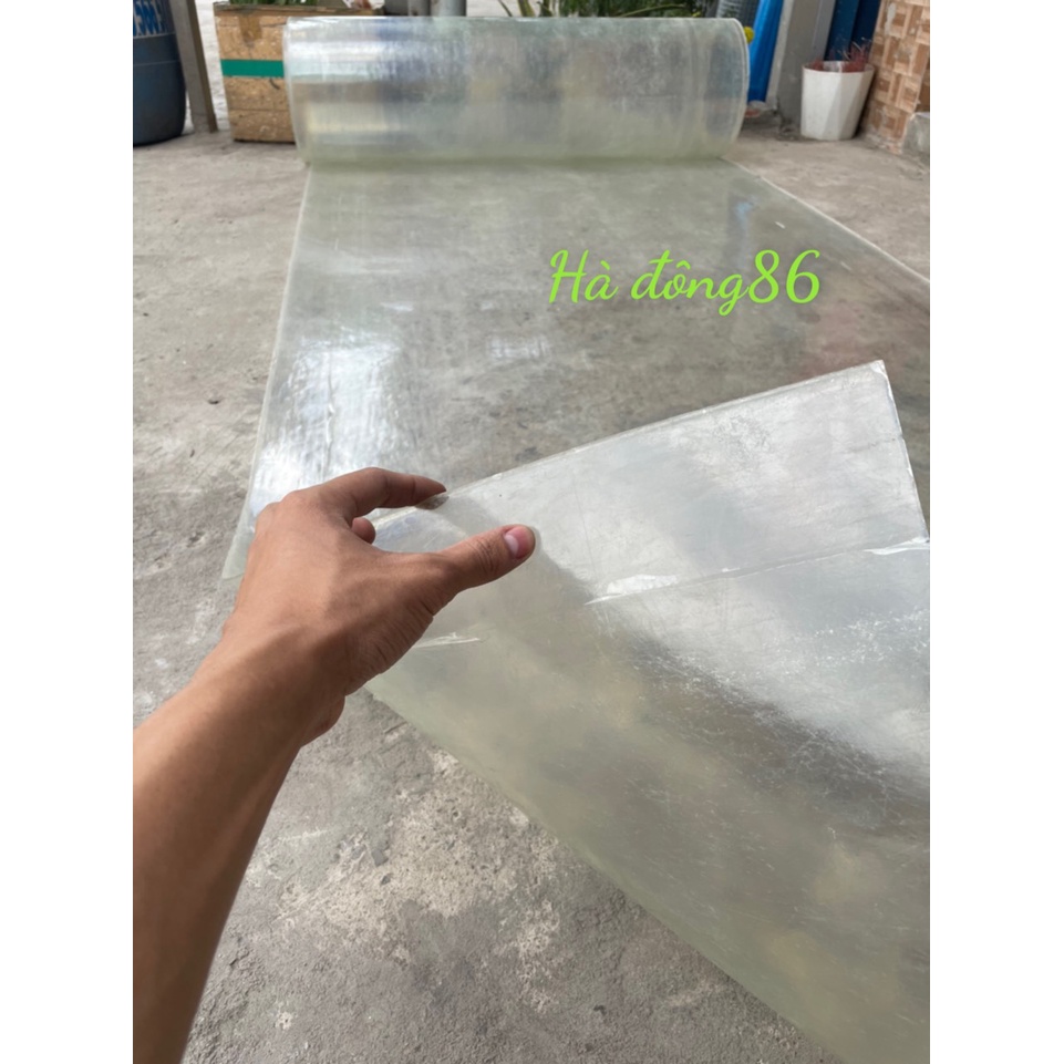 Tôn nhựa lấy ánh sáng màu trắng che nắng che mưa
