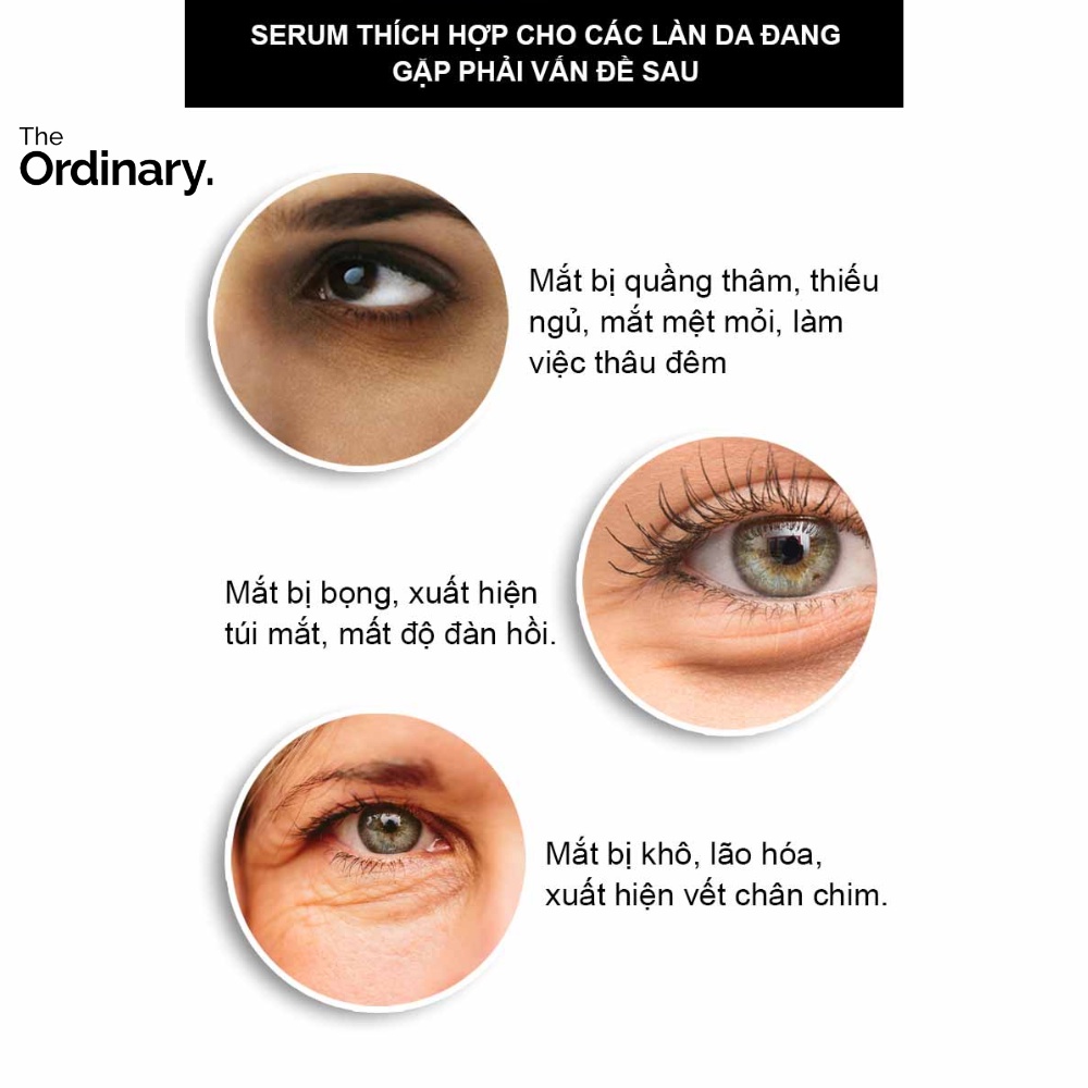 Serum The Ordinary Caffeine Solutions 5% + EGCG dưỡng da vùng mắt