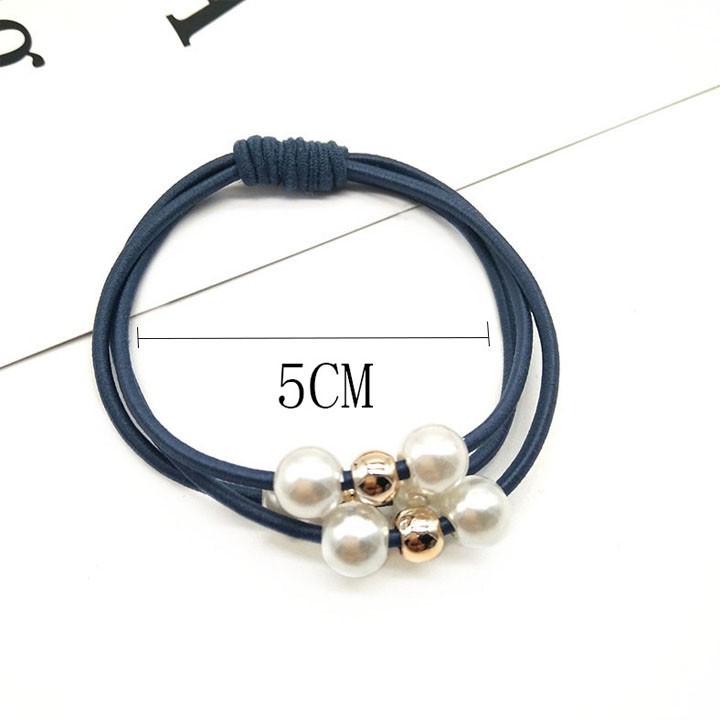 COMBO 100 Dây Thun Cột Tóc Buộc Tóc Hạt Ngọc Giá Sỉ, Đẹp Dễ Thương Style Hàn Quốc (Giá Sỉ Siêu Rẻ)