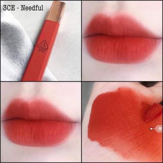 Son Kem 3CE Needful – Cloud Lip Tint Màu Đỏ gạch