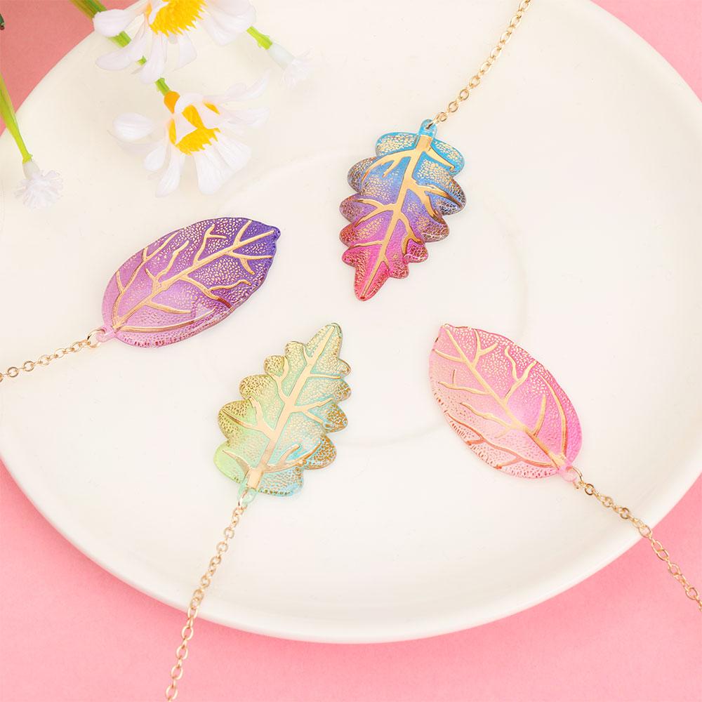 PISTA Giá Đỡ Kẹp Sách Hình Hoa Anh Đào / Lá / Hoa Tuyết Sáng Tạo