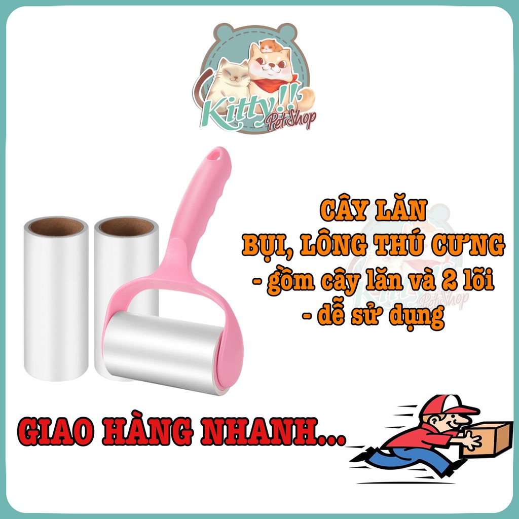 Combo cây lăn bụi đa năng kèm lõi thay thế