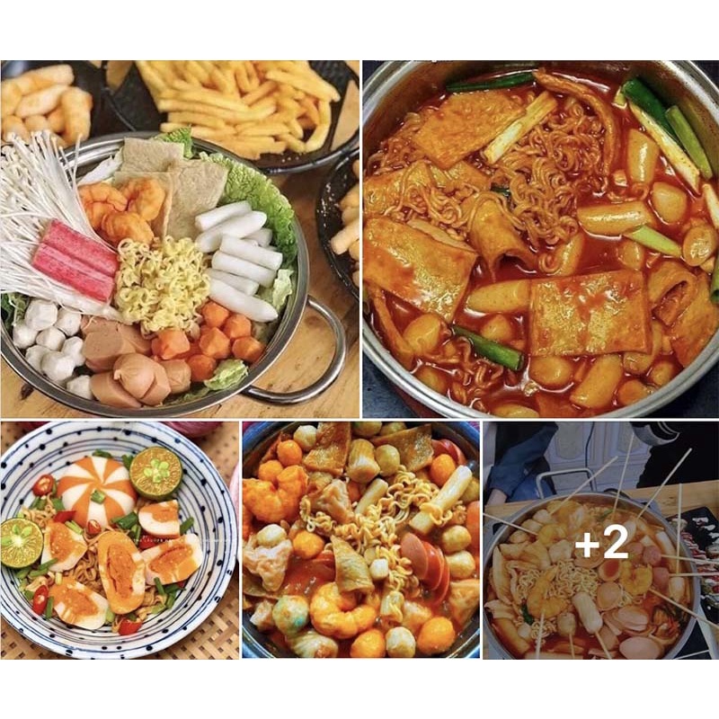 Set lẩu tokboki 10 món hàn quốc 2-3 người ăn (chỉ giao nội thành HN) | BigBuy360 - bigbuy360.vn