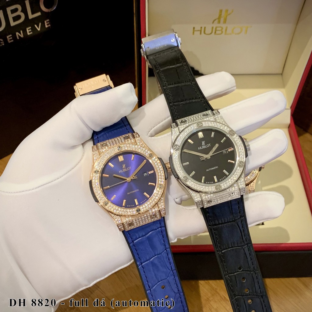 [Máy cơ] Đồng hồ nam Hublot máy cơ cao cấp chống nước, máy nhật xịn bảo hành 24 tháng | BigBuy360 - bigbuy360.vn