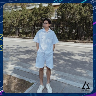 Áo Sơ Mi Basic unisex phong cách Hàn Quốc form rộng ASM