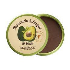 Tẩy da chết môi SKINFOOD Avocado &amp; Sugar Lip Scrub (14g)