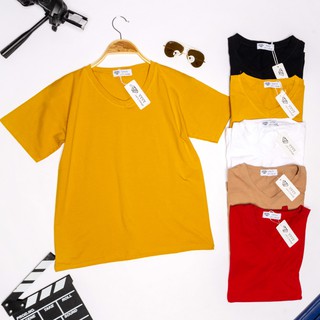 ÁO THUN NỮ CỔ TIM BASIC, CHẤT LIỆU COTTON CO GIÃN DÀY MỊN, FREESIZE, HÀNG LOẠI 1
