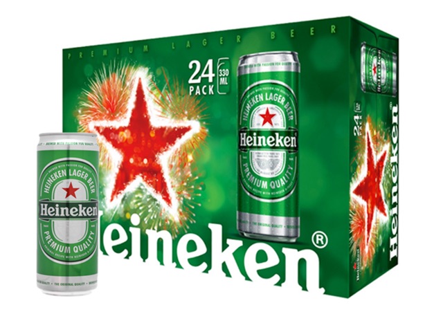 Thùng HEINEKEN bạc 24 lon.GIAO HOẢ TỐC