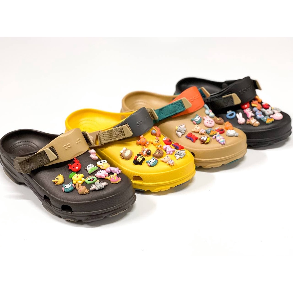 Dép Crocs All Terrain Clog Chính Hãng, thiết kệ nhựa phối quai vải, đúc nguyên đôi nhẹ bền , đế chống trơn trượt | BigBuy360 - bigbuy360.vn