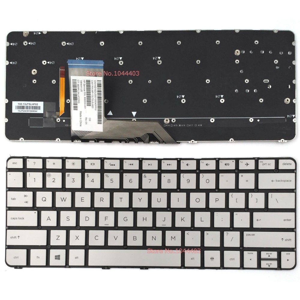 Bàn phím Laptop HP 13T-4000, 13-4000 BẠC CÓ ĐÈN