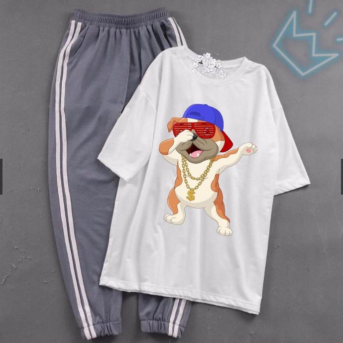 Sét Đồ Bộ Nữ Xinh Cute Quầna Phối Áo Thun Nữ Form Rộng Mặc Mùa Hè, Mặc Ở Nhà, Phong Cách Teen Hàn Quốc (NHIỀU MẪU)