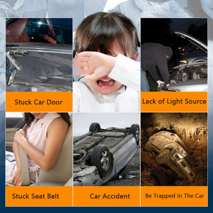 Búa Tự Vệ Đa Năng Có Đèn Pin