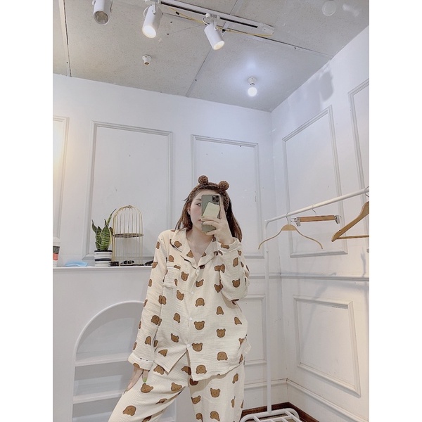 PIJAMAS muslinn TAY DÀI QUẦN DÀI ĐANG SALE | BigBuy360 - bigbuy360.vn