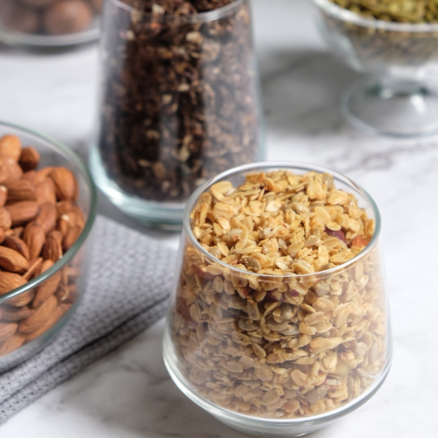 Ngũ cốc Granola ăn kiêng siêu hạt TANU NUTS, ngũ cốc Granola không đường