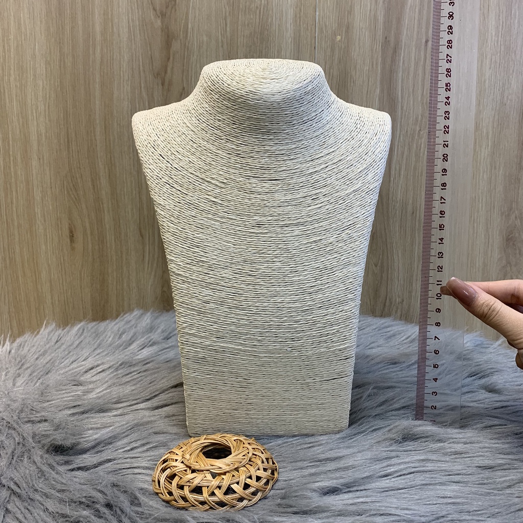 Tượng cổ bằng vải bố trưng bày dây chuyền dây đeo cổ HÀNG CAO CẤP