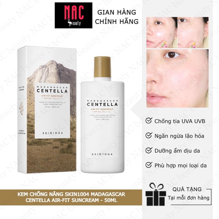 Kem Chống Nắng Skin1004 Madagascar Centella Air-fit Suncream 50ml