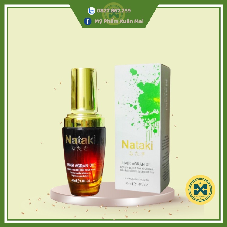 Tinh Dầu Dưỡng Tóc Nataki Collagen Công Nghệ Nhật 40ml