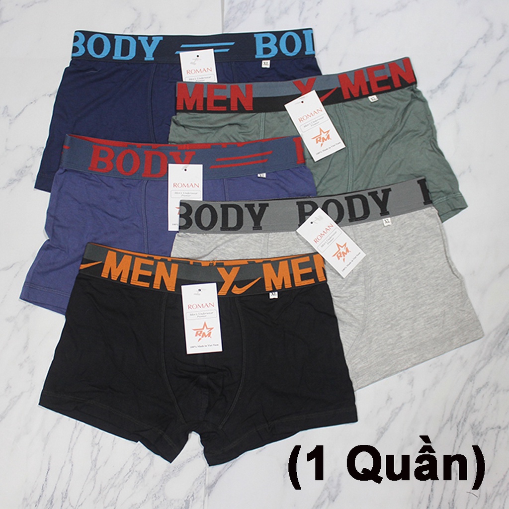 1 QUẦN SỊP ĐÙI QUẦN LÓT BOXER NAM CAO CẤP COTTON CO GIÃN TỐT ÔM SÁT MÔNG ĐÙI