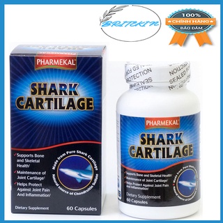 Viên Uống Sụn Cá Mập Hỗ Trợ Xương Khớp Pharmekal Shark Cartilage 740mg (Hộp 60 Viên)