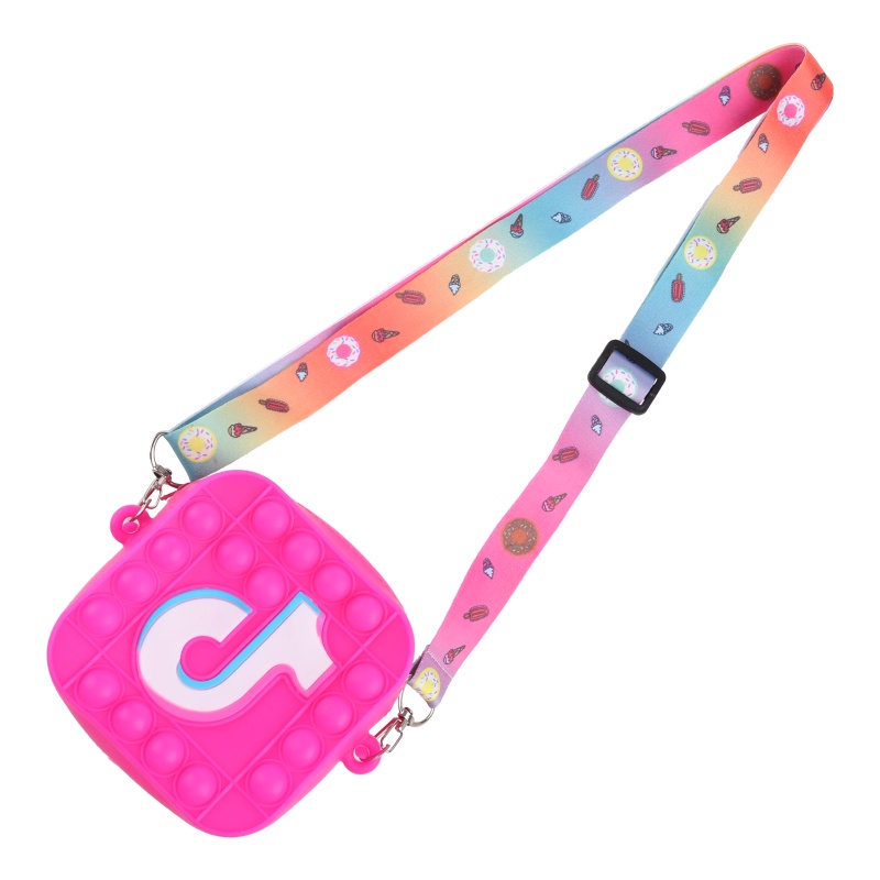 Túi Đeo Vai Bằng Silicone Đựng Tiền Xu Giảm Căng Thẳng Dành Cho Trẻ Em