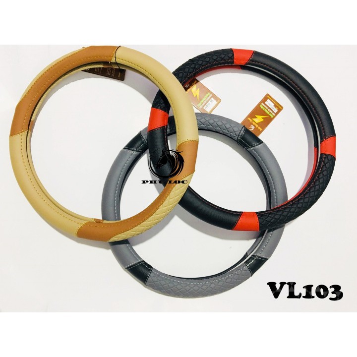 Bọc vô lăng xe tải Howo A7-375, loại chống trượt tốt, vừa khít 100%