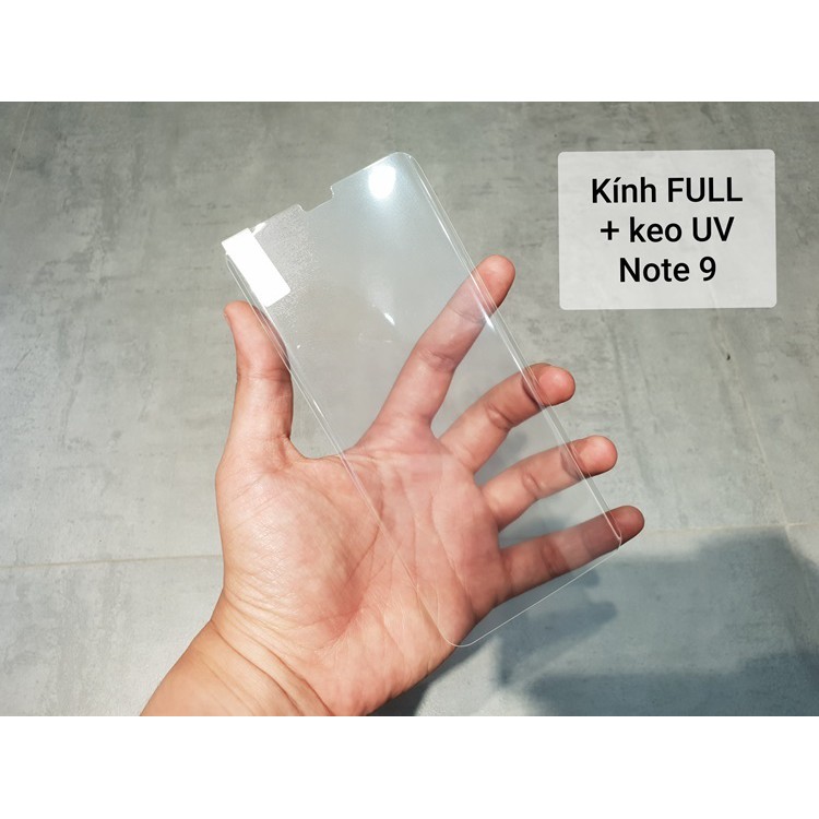DÁN CƯỜNG LỰC KEO NƯỚC UV  SamSung Galaxy NOTE 9 (FULL MÀN HÌNH)