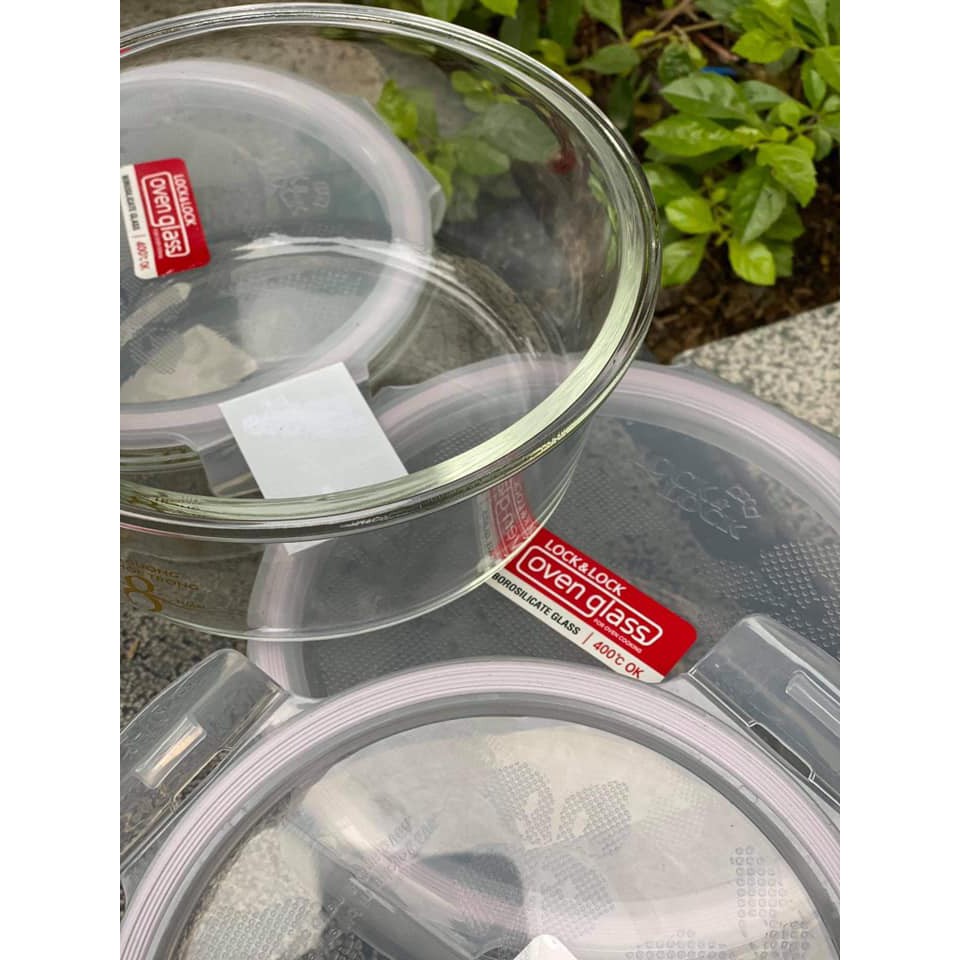 BÁT THUỶ TINH Lock&Lock 950ml ❤️FREESHIP❤️ Nắp Cài Có Zoang Chống Trào Đổ