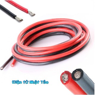 DÂY ĐIỆN SILICONE 22AWG (1 MÉT ĐƠN)
