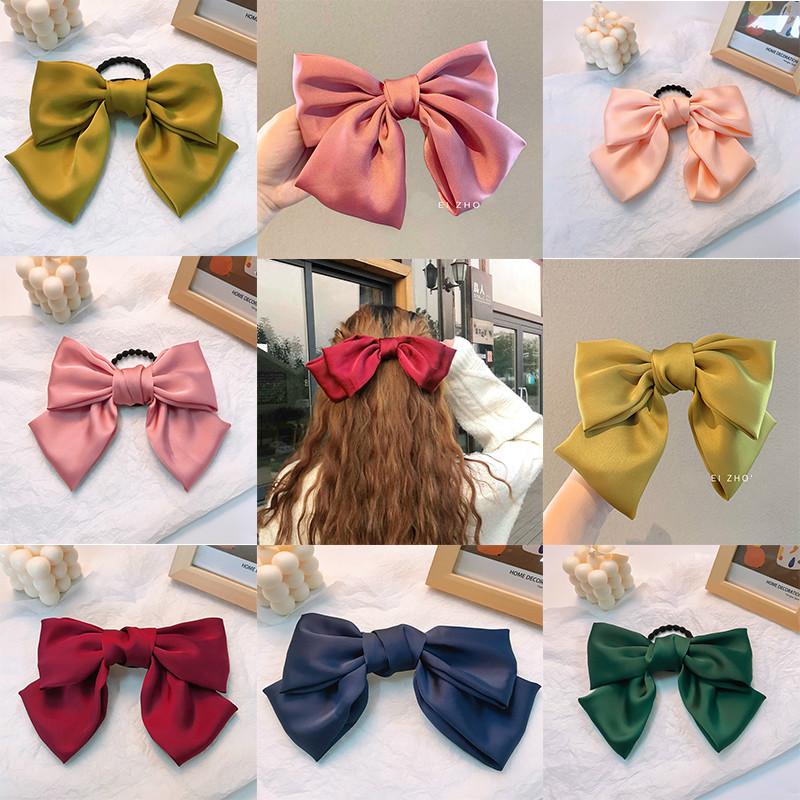 Nơ kẹp tóc cỡ lớn phong cách thời trang Nhật xinh xắn