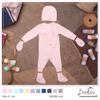 Bộ body bamboo sơ sinh