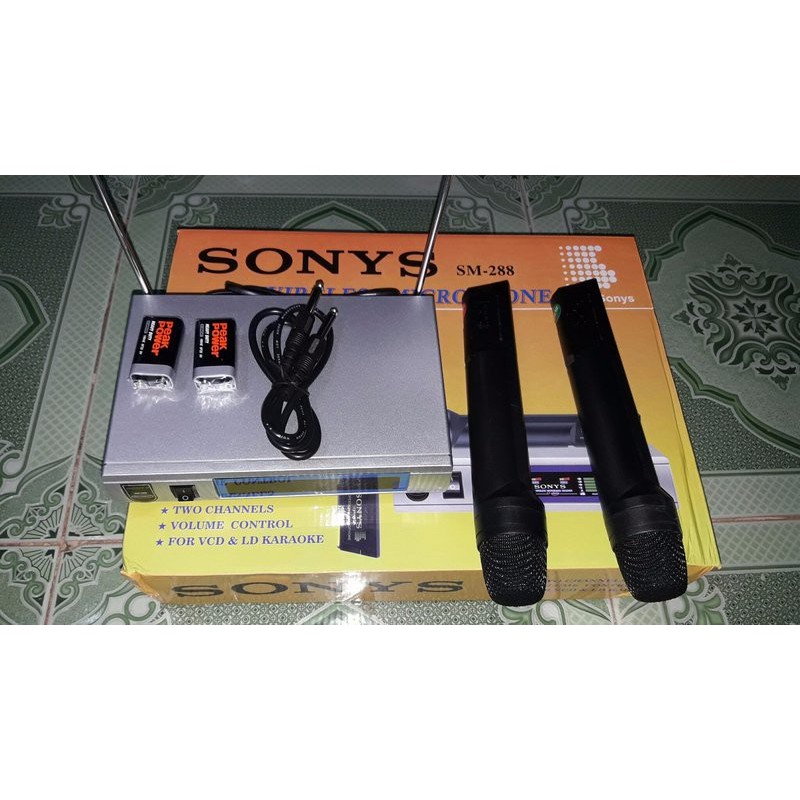 MICRO SONYS SM 288 KARAOKE KO DÂY- ÂM THANH CỰC HAY