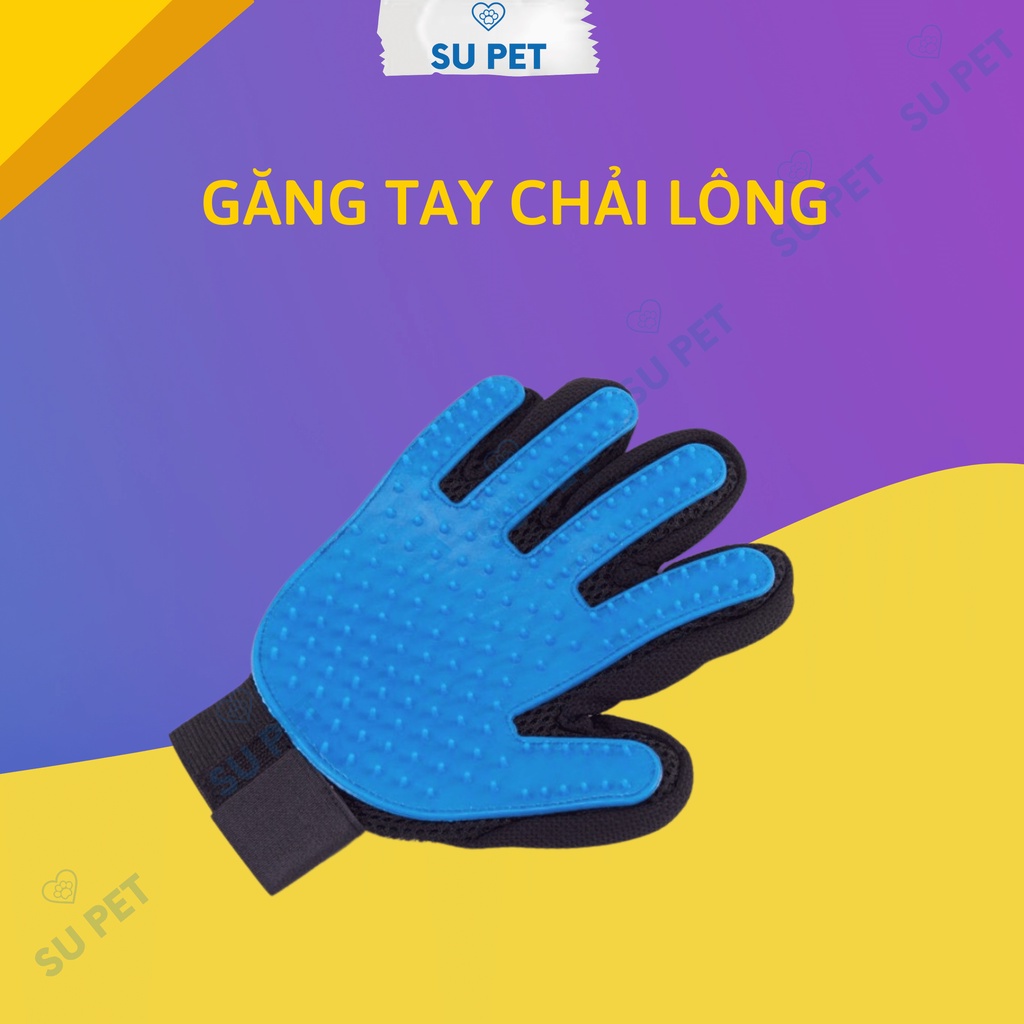 Găng tay chải lông siêu sạch cho chó mèo giá sỉ