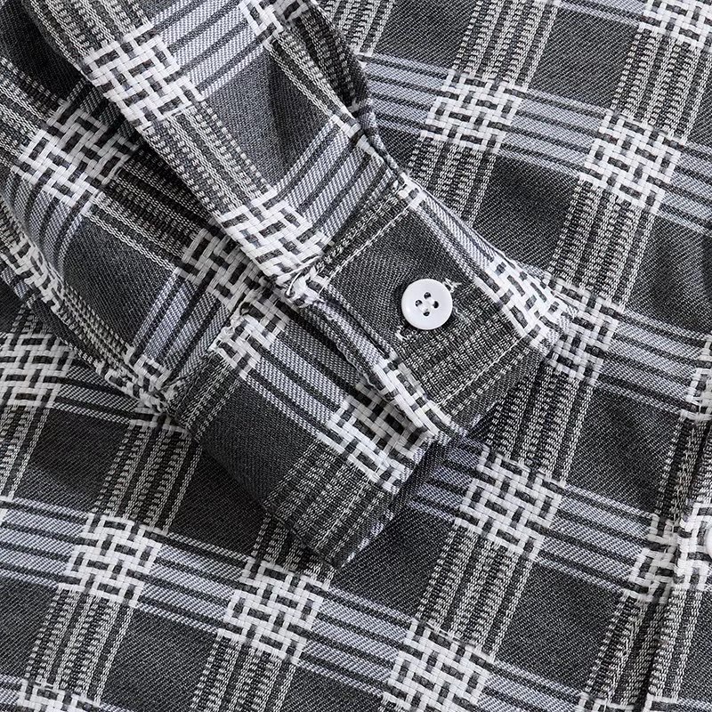 Áo Sơmi DàI Tay SọC Caro HàN QuốC Cho Nam Và Nữ