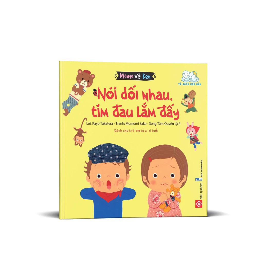 Momo và Ken - Truyện tranh bộ 5 cuốn dành cho tre em từ 2 - 6 tuổi Gigabook