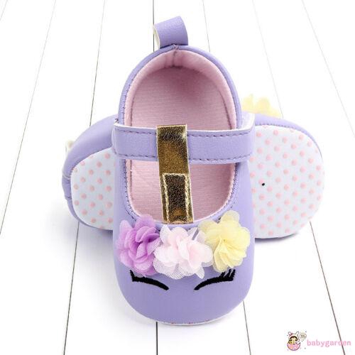 Giày da PU đế mềm cho bé gái tập đi