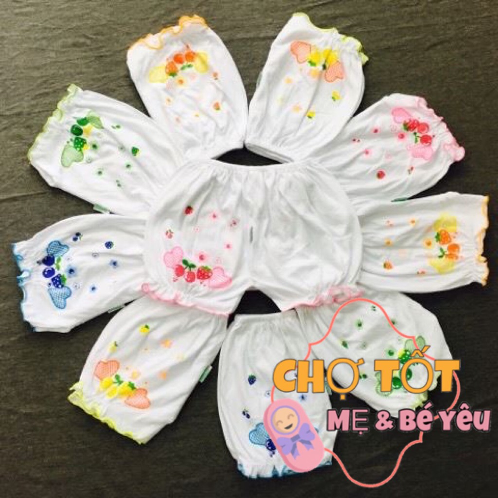 Set 10 Quần Đùi Chục Bé Gái Bèo In (5-13KG)