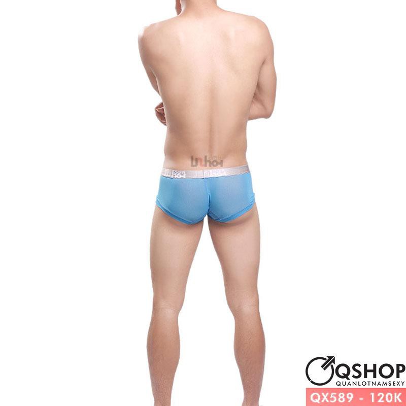 QUẦN LÓT BOXER NAM LƯỚI MỊN QX589