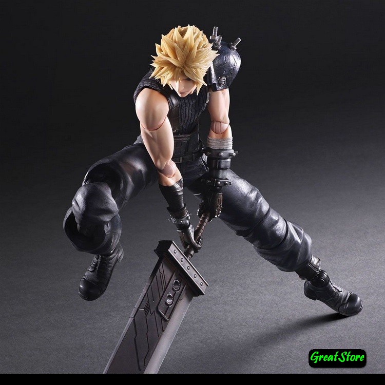 [Mã LIFEXANH03 giảm 10% đơn 500K] ( SẴN ) MÔ HÌNH FINAL FANTASY CLOUD Ver 2 PA FIGMA FIGURE CỬ ĐỘNG ĐƯỢC