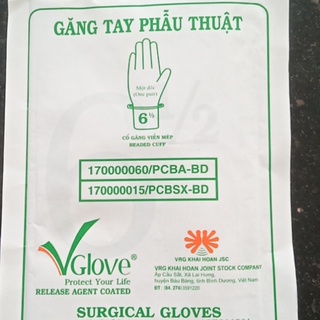 Găng Tay Phẫu Thuật Tiệt Trùng VGloves Có Bột - Bao Tay Vô Khuẩn