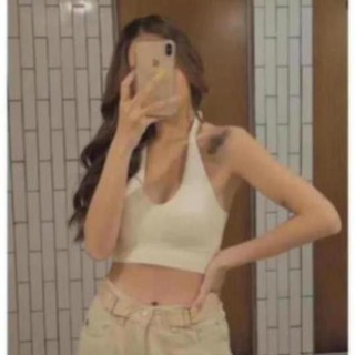 Áo croptop yếm cột nơ