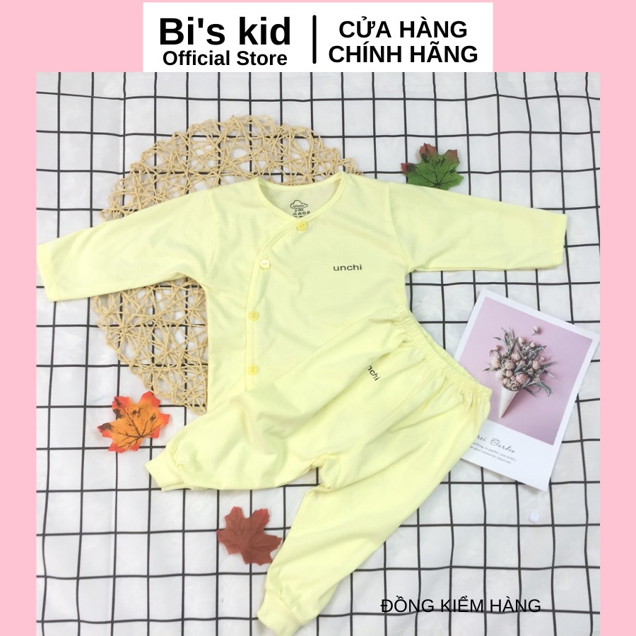 Quần áo trẻ em📌FREESHIP📌Quần áo sơ sinh Unchi chất cotton mềm,không xù, thấm hút mồ hôi | Size từ 3-9kg| phân trai gái