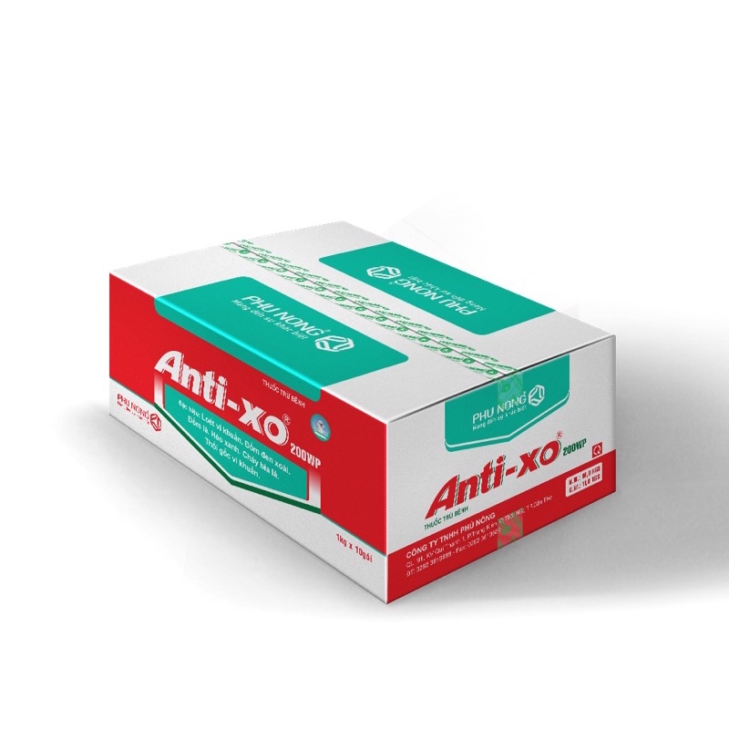 ANTIXO 200WP gói 30gr: Thuốc Đăc Trị Bệnh Vi Khuẩn Bạc lá, Thối Nhũn