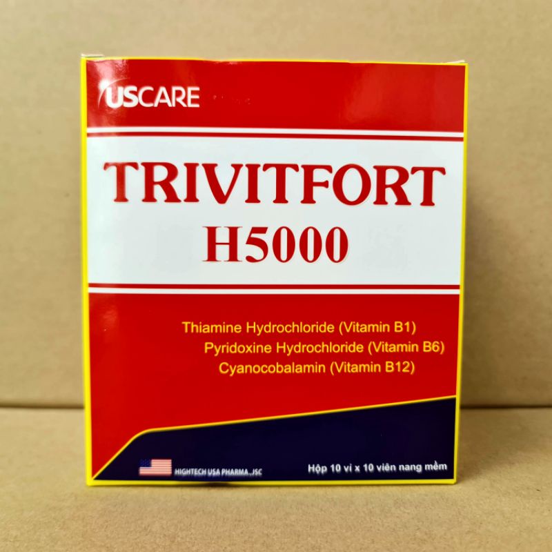 Bổ sung vitamin B1, B6, B12 cho cơ thể TRIVITFORT H5000