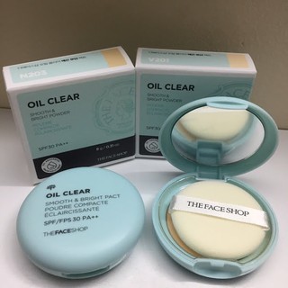 Phấn phủ Thefaceshop Oil Clear Blotting Pact