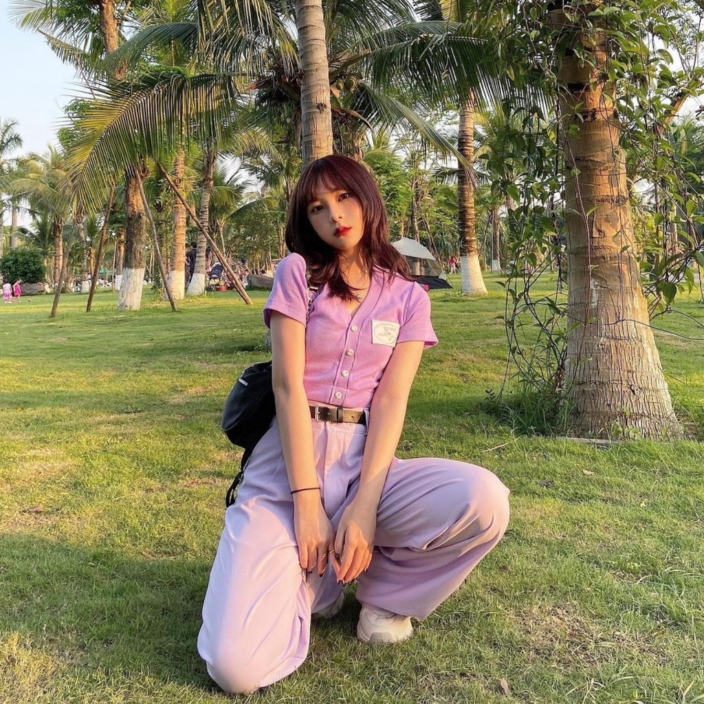 ÁO CROPTOP NỮ THÊU BAE ULZZANG (6 MÀU)