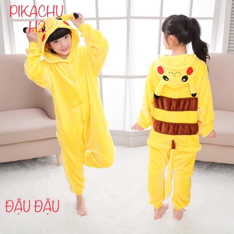 COMBO BỘ PIKACHU + DÉP MÓNG THÚ / DÉP PIKACHU | BigBuy360 - bigbuy360.vn