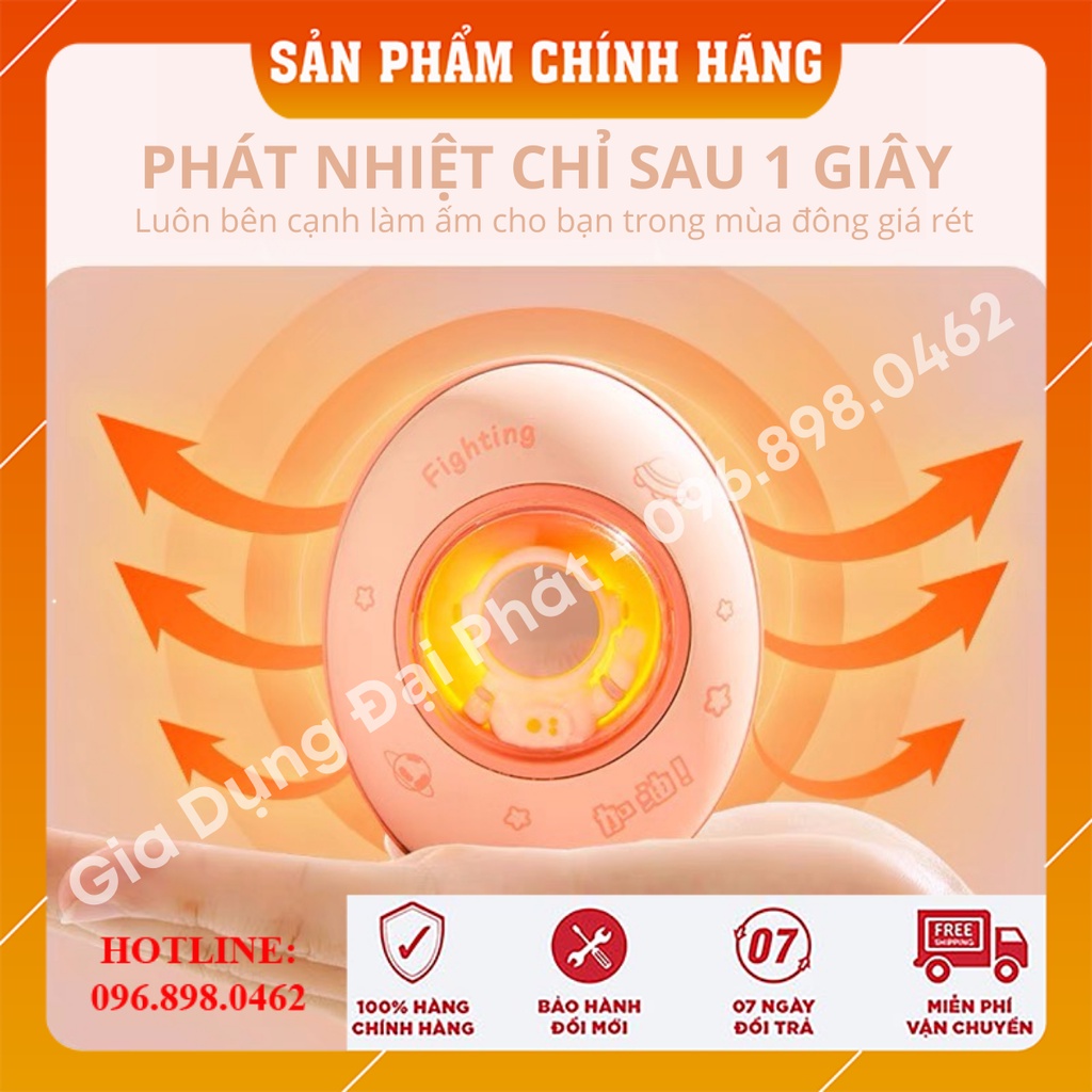 Máy Sưởi Ấm Mini Cầm Tay Đa Năng Cao Cấp [HOT NEW 2021], Máy Sưởi Mini Tích Hợp Sạc Dự Phòng Cao Cấp [QUÀ TẶNG Ý NGHĨA]