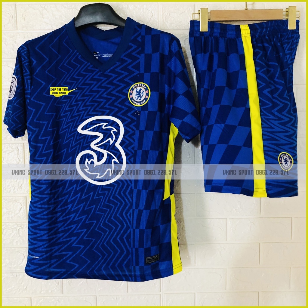 Bộ Quần Áo Bóng Đá CLB Chelsea Sân Nhà Hàng Thái Xịn Mùa Giải 2022
